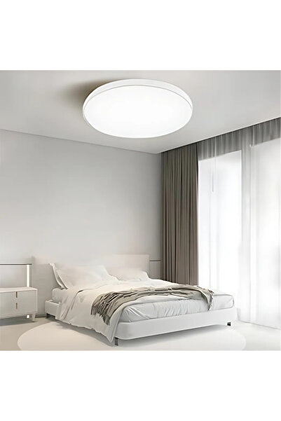 Alessandro Lampă de tavan LED 48W, lumină rece, design modern, finisaj alb, u...