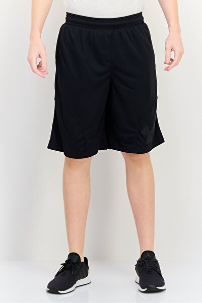 Under Armour شورت تدريب رياضي للرجال، أسود