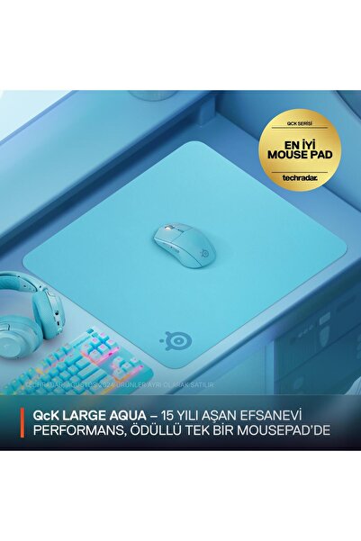 SteelSeries QcK Large Gaming Oyuncu Mouse Pad - Mavi