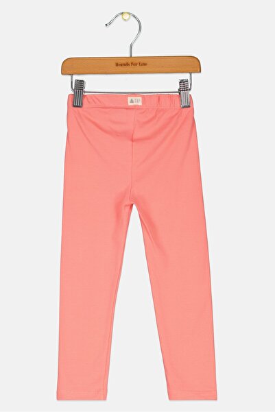 GAP Toddlers Girl Plain Full Length Leggings, Coral