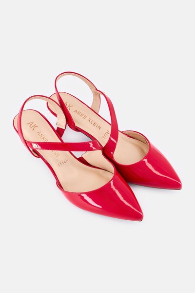 Anne Klein Women Slingback Pumps, Red