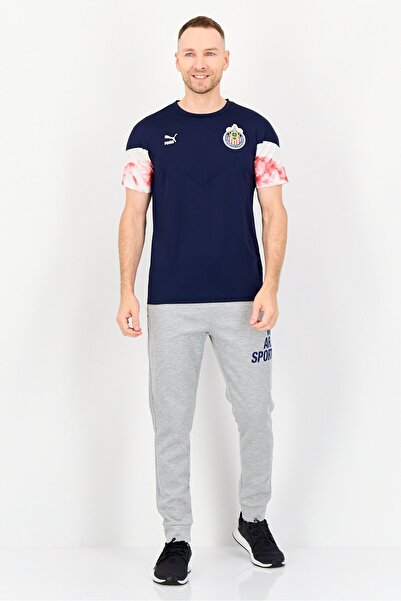 Puma Men Sportswear Fit Short Sleeves Club Deportivo Guadalajara Football Jersey, Multicolor