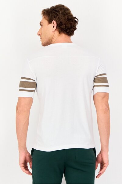 Champion Men Sportswear Fit Short Sleeve Outdoor T-Shirt, White