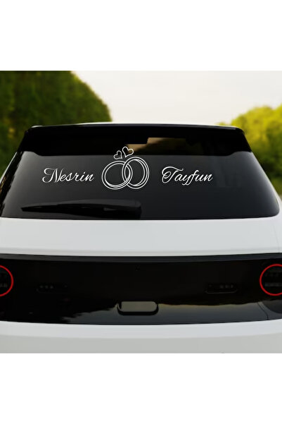 Lion Baskı ve Organizasyon Gelin Arabası Sticker – Şık ve Modern Düğün Arabas...