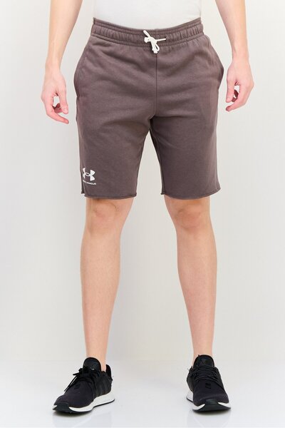 Under Armour Men Fitted Fit Brand Logo Outdoor Shorts, Cayote Brown