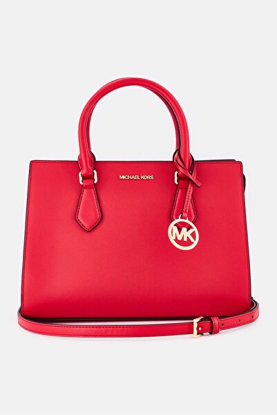 Michael Kors Women Brand Logo Sheila Satchels, Red