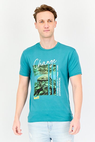 Levi's Men Crew Neck Short Sleeves Graphic Print T-shirt, Multicolor