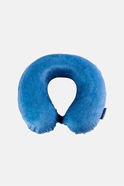 Luxe + Willow Memory Form Travel Neck Pillow With Sling bag, Navy