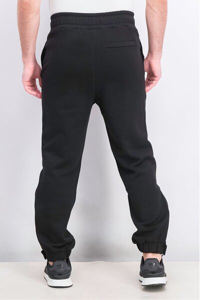 Puma Men Regular Fit Embroidered Drawstring Pants, Black