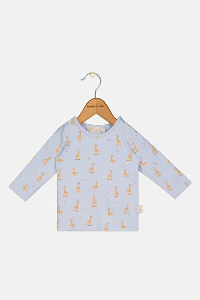 Sophie La Girafe Toddlers Boy Allover Print Long Sleeves T-Shirt, Multicolor