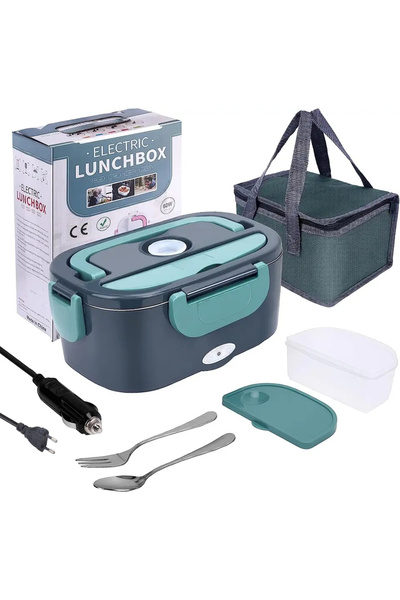 Choice صندوق غداء كهربائي من هومفيش، سعة 1.5 لتر، 60 واط، مزود بمقبس أوروبي، ...