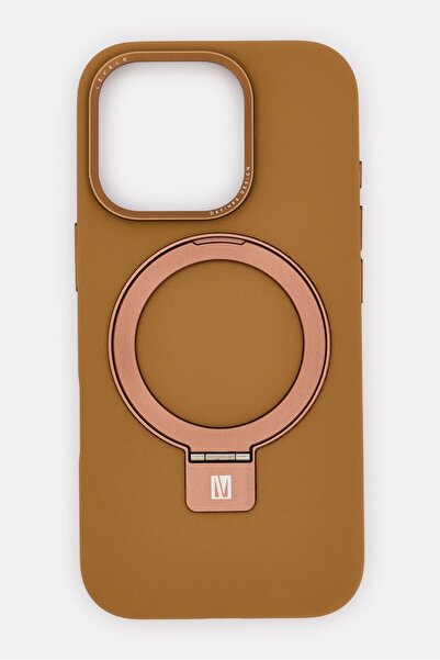 Levelo غطاء حماية من السيليكون السائل من إيريس ماجسيف لهاتف آيفون 16 برو مع ح...