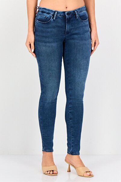 Levi's Women Slim Fit Washed Skinny Jeans, Blue