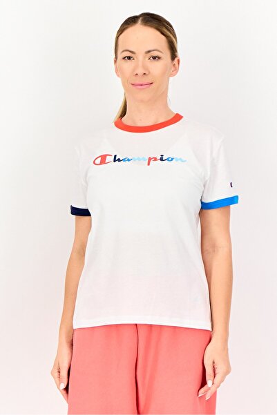 Champion Women Sportswear Fit Short Sleeve Outdoor T-Shirt, White