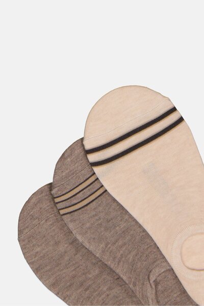 Dockers Men 6 Pairs Brand Logo Silicone Heel Grip Socks, Multicolor