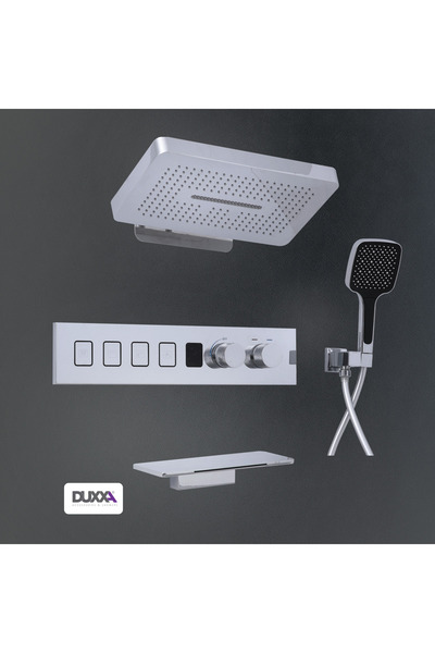 Duxxa Prime Ankastre Duş ve Isı Ayarlı Batarya Seti Krom D.058
