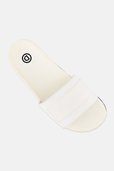Desigual Women Brand Logo Slip On Slides, White
