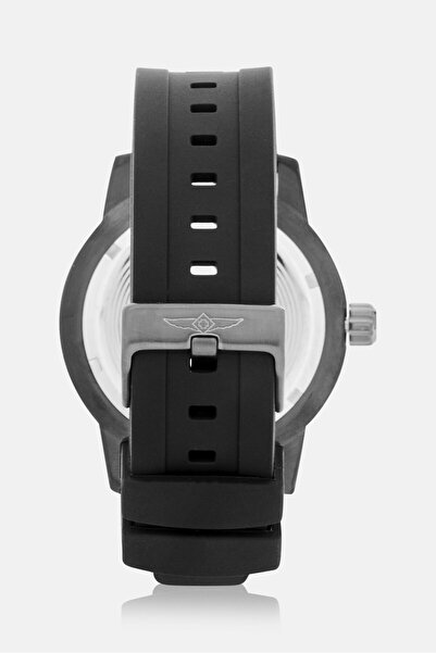 Invıcta Men 35779 Silicone Analog Watch 45 mm, Black