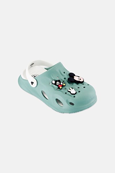 Disney Toddlers Boy Mickey Mouse Slingback Clogs, Sage Green