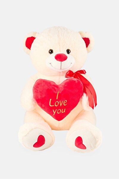 CUDDLES دمية دب على شكل قلب الحب الحقيقي، متنوعة