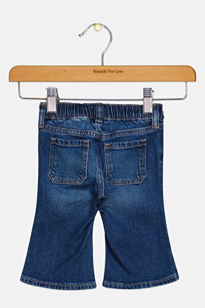 GAP Toddlers Girl Washed Denim Jeans, Blue