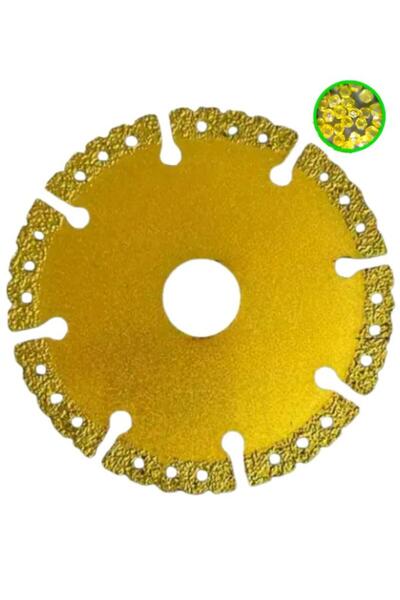 DepoMega Metal Demir Mermer Cam Kesme Diski Çok Amaçlı Disk 115 mm Spiral İçin