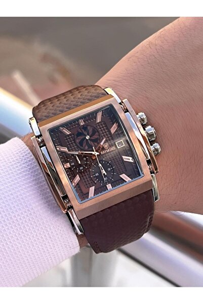 Raymond Special Leather Cord for Engagement and Grooms 2 Years Warranty 5 Atm Men's Wristwatch+Bracelet Rmd.53