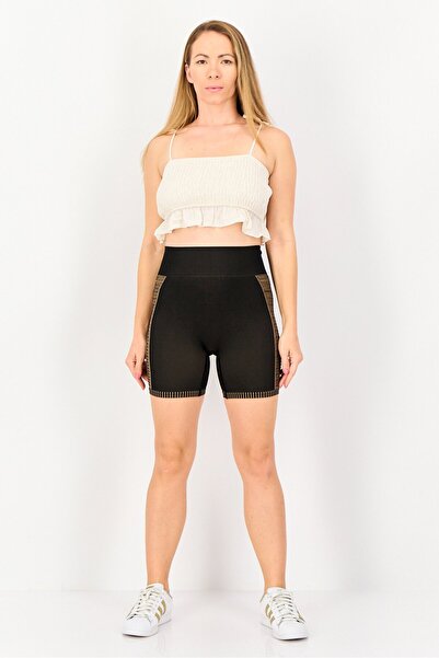 Forever 21 Women Textured Basic Shorts, Multicolor