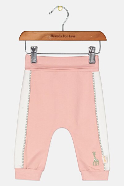 Sophie La Girafe Toddlers Girl Embroidered Logo Sweatpants, Pink