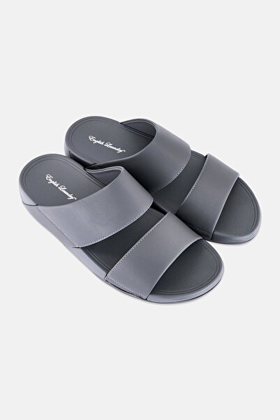English Laundry Men Slip On Sandals, Grey