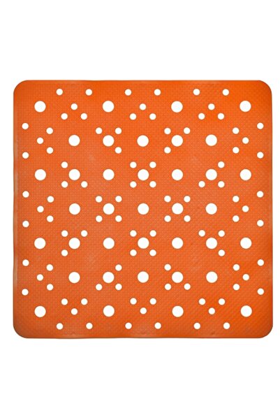 OEM Anti-slip bathroom mat IS0785, PVC, 52 x 52 cm, Orange