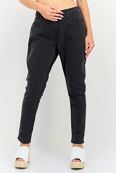 Levi's Women Super Skinny Fit Solid Stretchable Jeans, Dark Grey