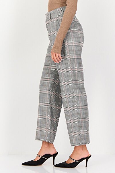 Reiko Women Regular Fit Plaid Dress Pants, Multicolor