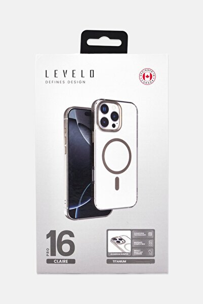 Levelo iPhone 16 Pro Claire Magsafe Protective Case, Transparent