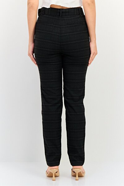 Reiko Women Regular Fit Stripe Chino Pants, Multicolor