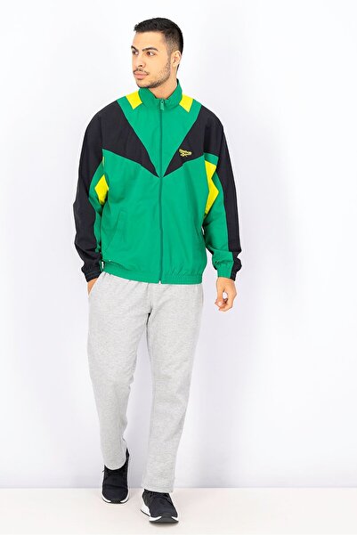Reebok Men Classics Twin Vector Track Jacket, Green