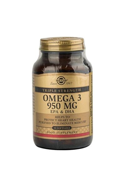Solgar Omega 3 950 mg 50 Kapsül