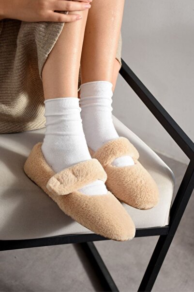 FUGA MODA Yumina Бежеві тапочки з ремінцем