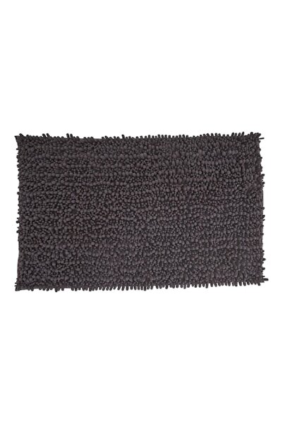 OEM Bath mat, Polyester, Anti-slip, 50x80 cm, Anthracite grey