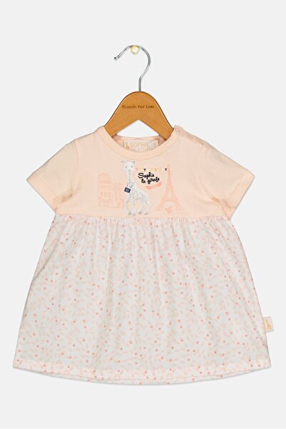 Sophie Toddlers Girl Graphic Print Dress, Multicolor