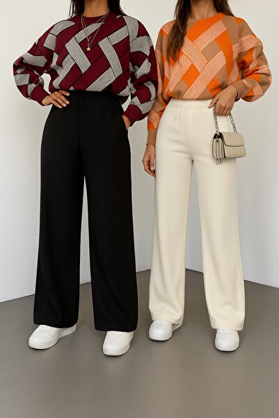ONİPRETA Oniprta İkili Kışlık Triko Pantolon