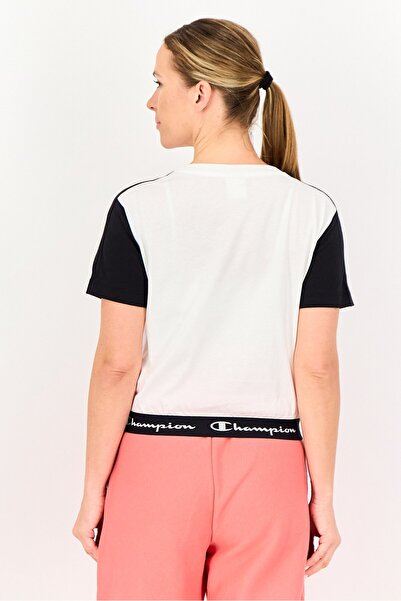 Champion Women Sportswear Fit Short Sleeve Outdoor Crop Top, Multicolor