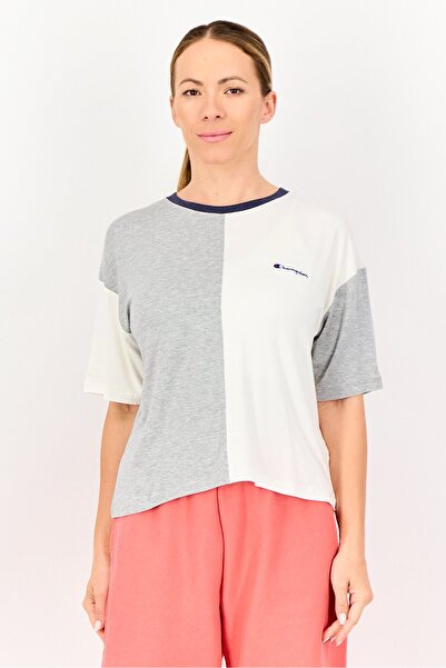 Champion Women Sportswear Fit Two-Tone Short Sleeve Outdoor T-Shirt, Multicolor