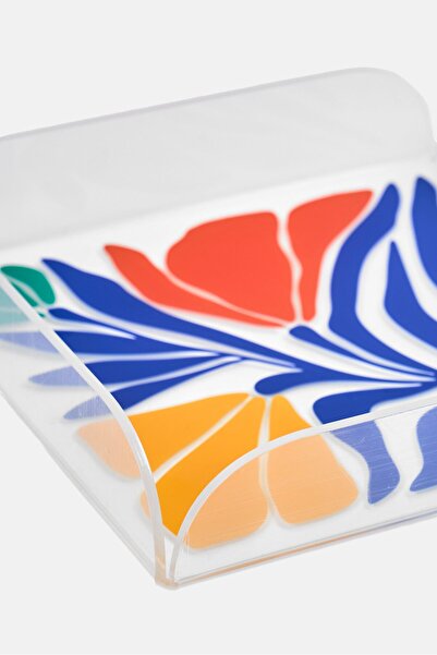 NANETTE LEPORE Flower Print Acrylic Tray, Multicolor