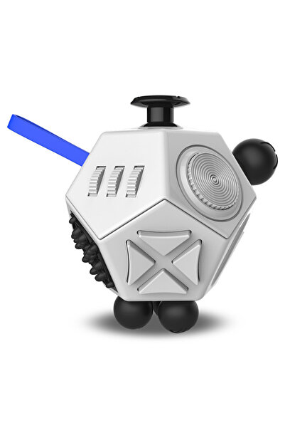 Choice18 مكعب التململ ذو 12 وجهًا، ألعاب حسية، يخفف التوتر والقلق، مكعب مضاد ...