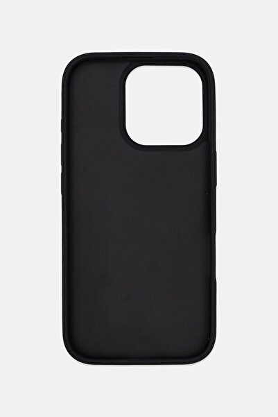 Guess iPhone 16 Pro Metal Logo Protective Case, Black
