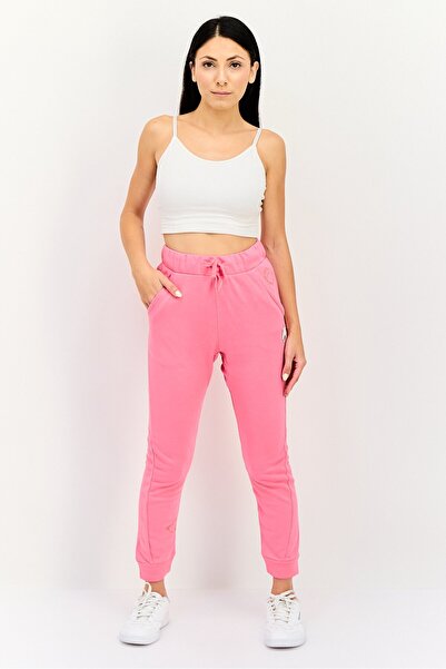 adidas Women Sportswear Fit Embroidered Outdoor Sweatpants, Pink