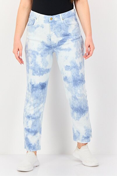 Reiko Women Regular Fit Tie Dye Stretchable Jeans, Multicolor