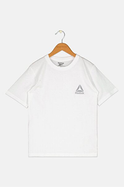 Reebok Kids Boy Sportswear Fit Short Sleeves Outdoor T-Shirt, White