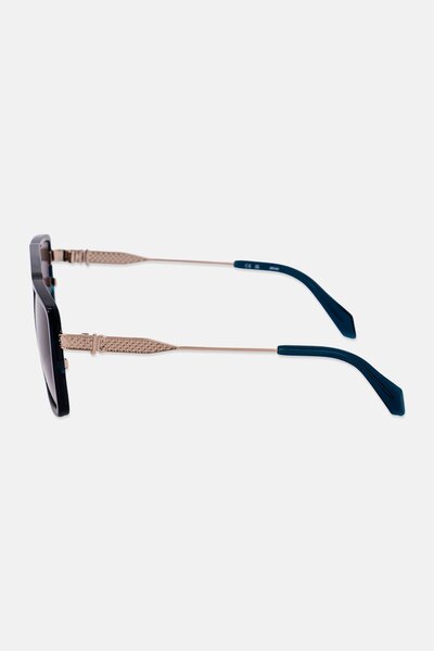 Police Men SJC040 Square Sunglasses, Dark Green